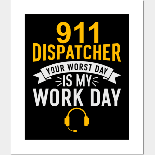 911 Police Dispatcher First Responder Sheriff Posters and Art